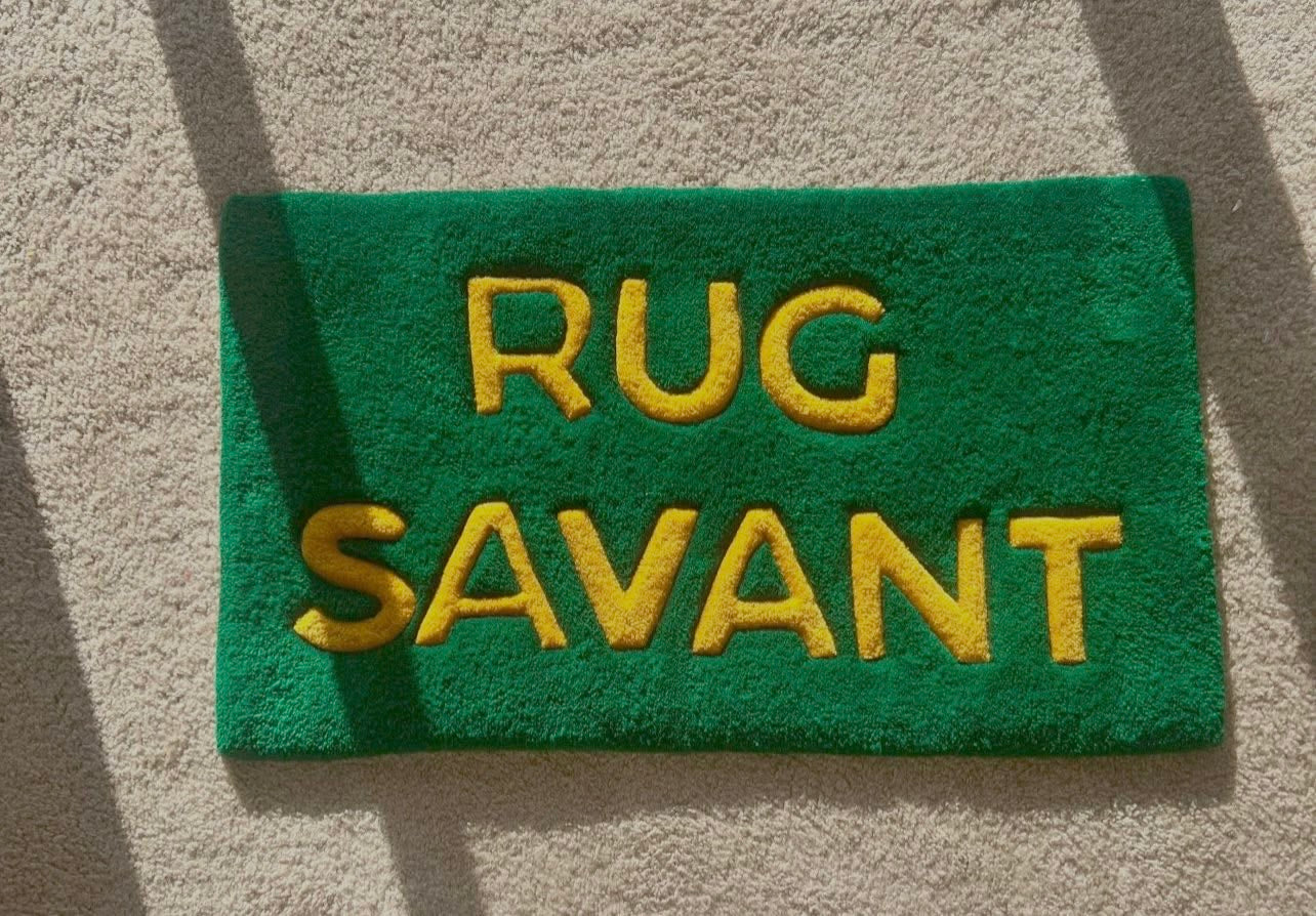 Emerald Monarch | The 2' x 2' Gold & Paddy Green Signature Accent Rug