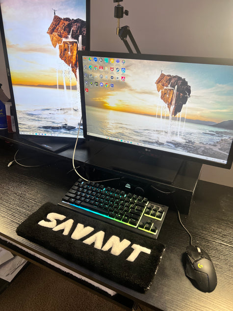 Monolith | The Black & White Signature Keyboard Rug