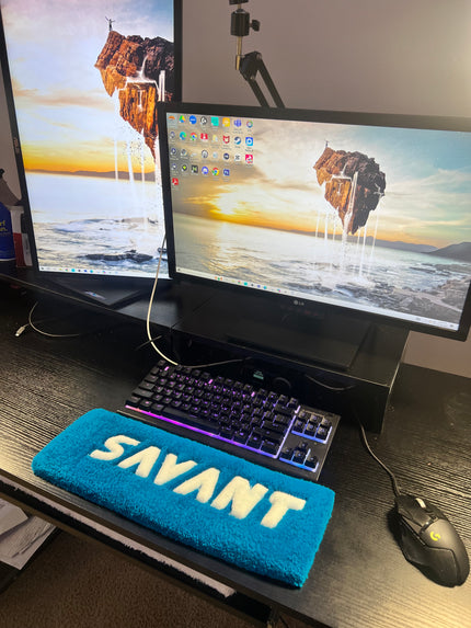 Deep Harbor | The Sapphire Blue & White Signature Keyboard Rug